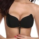 Силіконовий невидимий бюстгалтер Fly Bra Рush Up Black Size S - зображення 1
