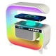 Настільна смарт лампа G-Smart Light HM-G3 RGB з бездротовою зарядкою та Bluetooth колонкою 15W White (3_04502) - зображення 1