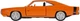Машинка Rastar 1970 Dodge Charger R/T 1:36 Помаранчевий (4540096) - зображення 3