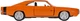Машинка Rastar 1970 Dodge Charger R/T 1:36 Помаранчевий (4540096) - зображення 4