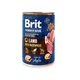 Вологий корм для собак Brit Premium By Nature 400 г - ягня, гречка та яблука - изображение 1