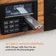 Вініловий програвач Auna Verticalo SE DAB (10034590) - зображення 4