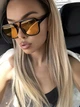 Солнцезащитные очки No Brand авиатор Daily имиджевые желтые с черным - изображение 4