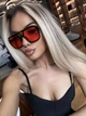 Солнцезащитные очки No Brand авиатор Daily имиджевые красные с черным - изображение 2