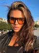 Солнцезащитные очки No Brand авиатор Daily имиджевые оранжевые с черным - изображение 2