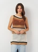 Футболка женская Zara 2308/733 S Коричневая (02308007330020) - изображение 1