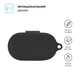Силіконовий чохол для навушників JBL Soundgear Sense, Hang Case, чорний, ультратонкий захисний кейс товщиною 2 мм, захист від подряпин, пилу та ударів, компактний, з карабіном для кріплення, ArmorStandart (ARM80442) - зображення 2