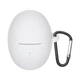 Силіконовий чохол для навушників JBL FreeBuds 5, Hang Case, білий, ультратонкий захисний кейс товщиною 2 мм, захист від подряпин, пилу та ударів, компактний, з карабіном для кріплення, ArmorStandart (ARM80462) - зображення 1