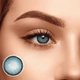 Контактные Линзы Синие ELITE Lens Айс Милк Блу 2 шт - изображение 1