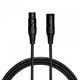 Кабель мікрофонний Cascha CCS-M1BK1 (Standard Line XLR, Black, 1 м) - зображення 1