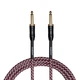 Кабель інструментальний Cascha CCP-G2SRD3 (Professional Line Guitar Cable, Tweed Red, 3 м) - зображення 1