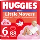 Трусики-подгузники Huggies Little Movers Pants 6 M-Pack 15-25 кг для девочек 88 шт (5029054568217) - изображение 1