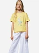 Підліткова вкорочена футболка для дівчинки Ralph Lauren 950845486 152 см Жовта (1159819043) - зображення 2