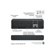 Комплект Logitech MX Keys S Combo для MAC Bluetooth/Wireles UA Space Grey (920-012845) - изображение 4