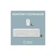 Комплект Logitech MK950 Bluetooth/Wireles UA Off-White (920-012491) - изображение 11