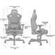 Крісло ігрове Anda Seat Kaiser 2 Black Size XL (AD12XL-07-B-PV-B01) - зображення 11