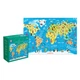 Пазлы детские Interdruk "Kids" World Map "Карта мира" 48х33 см 250 шт + наклейки (368966) - изображение 2