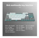 Клавиатура игровая механическая Aula Mechanical F-3287 White-Grey Keycap KRGD Blue - изображение 6