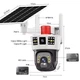 Поворотная камера видеонаблюдения IP 4G camera PTZ TP33-4G outdoor | 6MP | Солнечная панель - изображение 4
