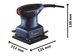 Шліфмашина Bosch вібраційна GSS 140 A 220Вт платформа 101х112 28000кол·хв 1.1кг (0.601.2A8.021) - изображение 9