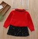 Дитячий святковий костюм (кардиган, спідниця) 98см Червоний KO626 - изображение 2