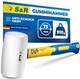 Молоток гумовий S&R фіберглас, d75 мм, 910 г Білий (285910075) - зображення 1