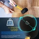 Молоток резиновый S&R фибергласовая ручка, d45 мм, 230 г Черный (284230045) - изображение 4