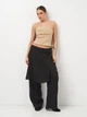 Футболка женская Zara 2306/656 L Бежевая (02306656704049) - изображение 3