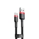 Кабель Baseus Cafule Type-C 3A (1m) red/black CATKLF-B91 - зображення 1