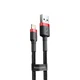 Кабель Baseus Cafule Lightning 2.4A (1m) red/black - изображение 1
