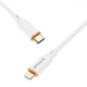Кабель Proove Jelly Silicone Type-C to Lightning 27W (1m) white - изображение 3