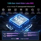Міні ПК Blackview MP80 / Intel N95 / RAM 16GB / SSD 512GB / Intel UHD Graphics / 3 x HDMI / 2 x LAN / Wi-Fi 5 / Bluetooth 4.2 / Windows 11 / Black - зображення 2