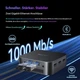 Міні ПК Blackview MP80 / Intel N95 / RAM 16GB / SSD 512GB / Intel UHD Graphics / 3 x HDMI / 2 x LAN / Wi-Fi 5 / Bluetooth 4.2 / Windows 11 / Black - зображення 5