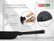 Сковорода Brizoll Optima-Black чугунная с ручкой и стеклянной крышкой 20 см - изображение 6