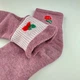 Теплі шкарпетки жіночі класичні однотонні Квітка GM Textile Високі 36-41 Пудровий - зображення 3