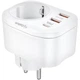 Сетевое Зарядное Устройство Gelius Moxie GP-HC050 2USB (QC3.0) + Type-C (PD20W) (Белый) - изображение 4