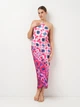 Платье длинное летнее женское Zara 3517/363 S Розовое (03517363330028) - изображение 1