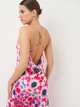 Платье длинное летнее женское Zara 3517/363 S Розовое (03517363330028) - изображение 4