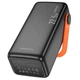 Портативное зарядное устройство Borofone Magnifico BJ66 40000mAh, 2USB, Type-C, QC Black - изображение 2
