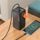 Портативное зарядное устройство Borofone Magnifico BJ66A 50000mAh, 2USB, Type-C, QC Black - изображение 8