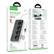 Мережевий подовжувач Hoco Sunlight 4-bit socket AC22 | 3 метри, 3USB/1Type-C, 30W/3A, PD/QC | black - зображення 6