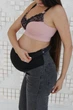 Плотные прямые джинсы для беременных с высокой спинкой Alaia L (48) Юла мама Серо-черный - изображение 15
