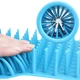 Лапомойка удобная емкость для мойки лап животных Lapomover Soft Gentle большая (резиновая, голубая) - изображение 2