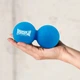Масажний силіконовий подвійний м'яч PowerPlay PP-4355 Silicone Lacrosse Peanut Ball (6.3*12.6см.) Синій - изображение 2