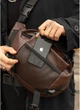 Большая мужская поясная сумка бананка Sambag 38х21 см 000305542 - изображение 4