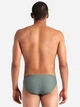 Плавки пляжні чоловічі Arena Stripe Swim Briefs 007929-650 105 Оливкові (3468337395232) - зображення 2