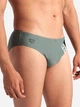 Плавки пляжні чоловічі Arena Stripe Swim Briefs 007929-650 105 Оливкові (3468337395232) - зображення 3