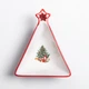 Салатница в форме елки новогодняя 14.5×12 см, Салатница Christmas фигурная о075 - изображение 1