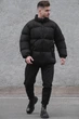 Чоловіча Пухова Куртка Стьобана Пуховик Без Капюшона Without L/XL Nest Black 455722484 - зображення 4
