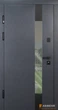 Двері ABWEHR 527 Tower вуличні з терморозривом три контура (960х2050 метал Lampre Антрацит/ Сосна прованс+ВСМ). Ліві. - изображение 1